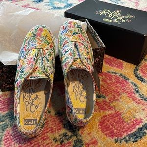 Floral Print Keds - Size 7.5